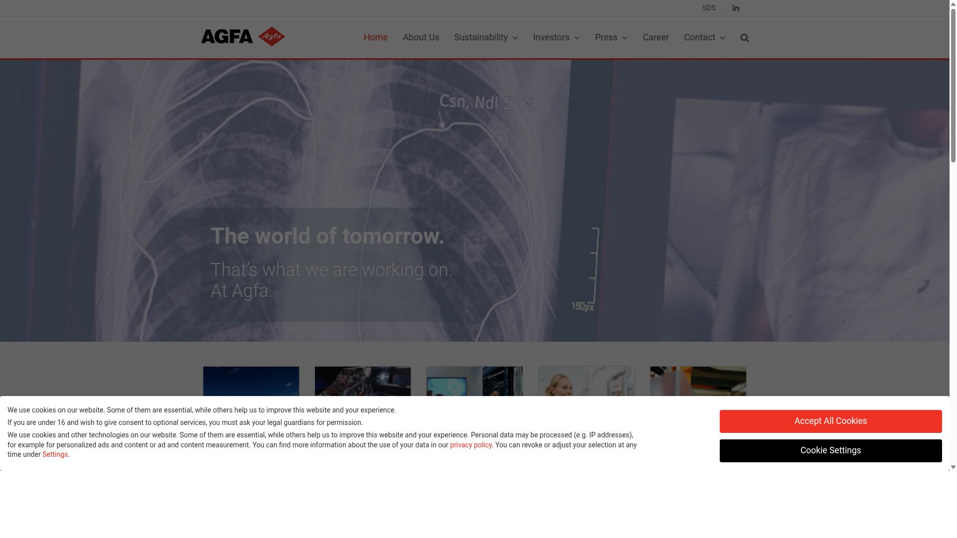 Agfa HealthCare Enterprise Imaging website